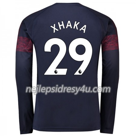 Fotbalový Dres Arsenal Xhaka 29 Venkovní 2018/19 Dlouhý Rukáv